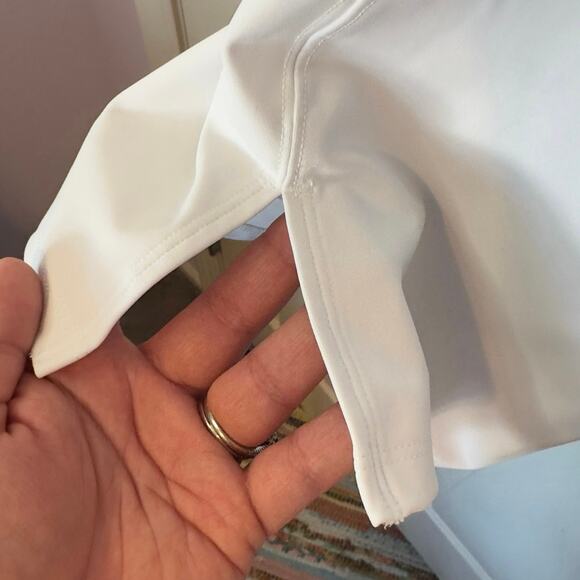 Aritzia Golden PowerSculpt Court Mini Dress Size L White Tenniscore Athletic - Picture 5 of 8